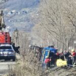 A sínekre dőlt egy teherautó rakománya, nem jár a vonat Tapolca és Lesencetomaj között