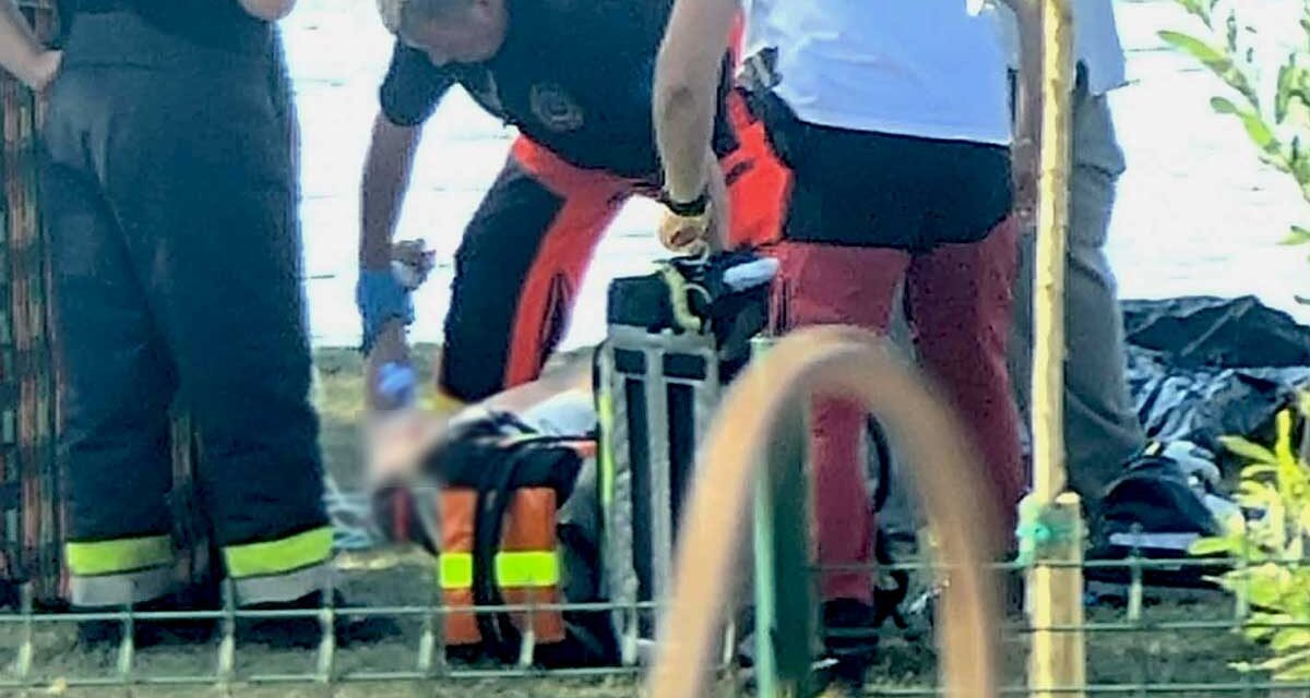 Tragédia fonyódi kutyás strandon – Hiába érkeztek helikopterrel az életmentők, már nem tudták megmenteni a férfi életét