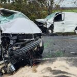 Halálos baleset Veszprémnél, a sofőrt még újra tudták ébreszteni, az utast már nem – Helyszíni fotók