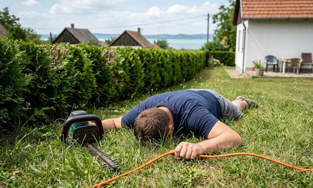 Kertészkedés közben szenvedett halálos áramütést egy siófoki családapa, a segítségére siető feleségét súlyos égési sérülésekkel vitték kórházba